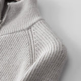 The Amalfi Wool Zipper Vest