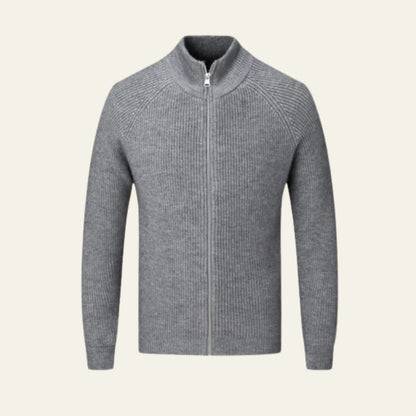 The Amalfi Wool Zipper Vest