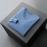 The Amalfi Merino Wool V-Neck Sweater