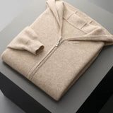 The Lucerne Merino Wool Zipper Hoodie