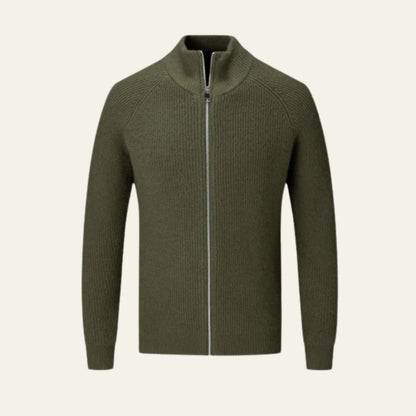 The Amalfi Wool Zipper Vest