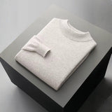The Geneva Merino Wool Mock Neck Sweater