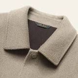 The Aspen Wool-Texture Snap Jacket