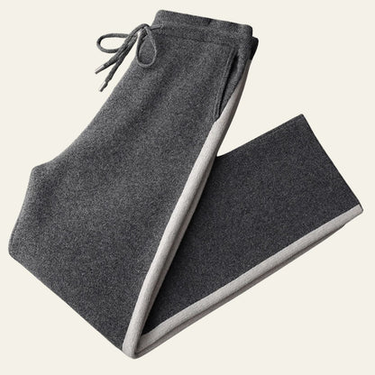 The Marseille Merino Wool Striped Straight-Leg Pant