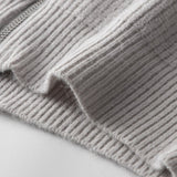 The Amalfi Wool Zipper Vest