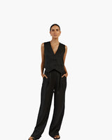 Classy Lady - Linen Two-piece Set